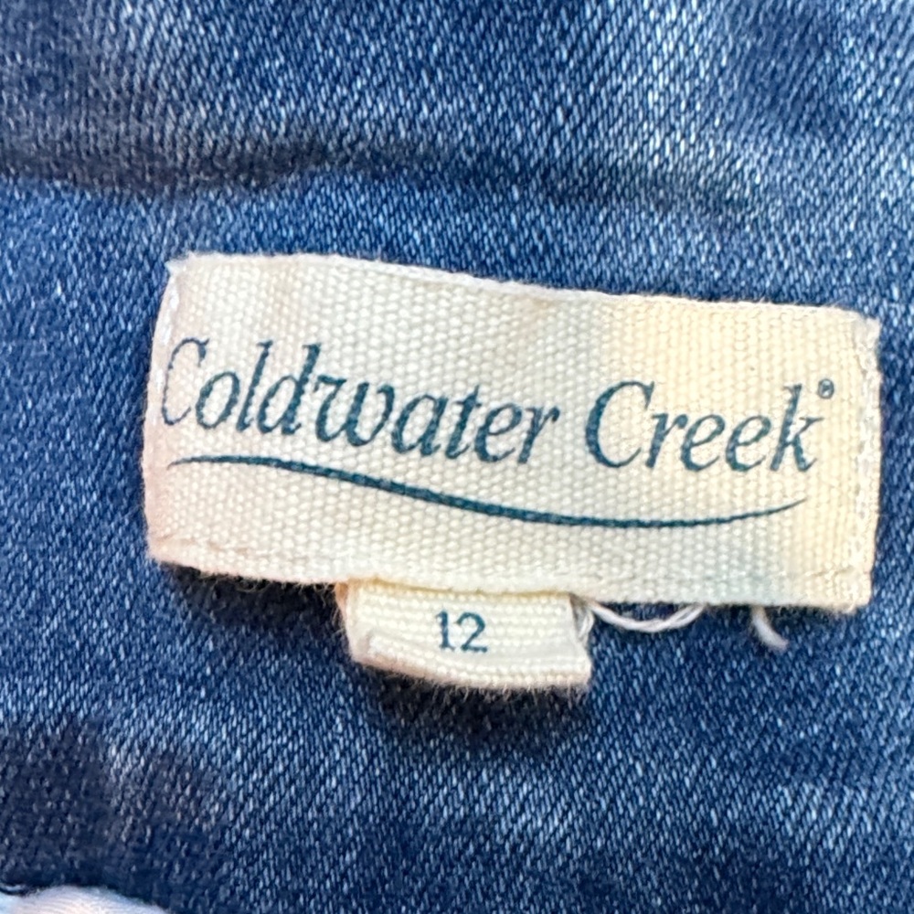 Coldwater Creek Patchwork Pull On Jeans - image 2